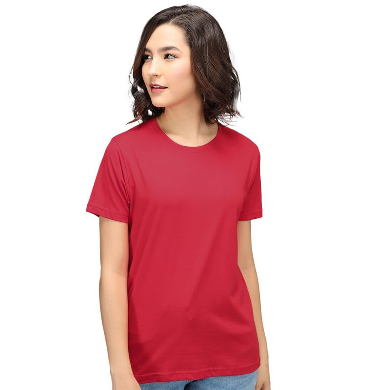 Sleepynuts Women's Solid Round-Neck T-Shirts - Pack of 4 - Image 106