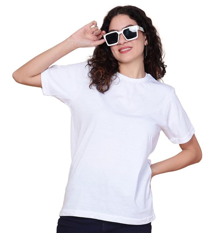 Sleepynuts Women's Solid Round-Neck T-Shirts - Pack of 4 - Image 121
