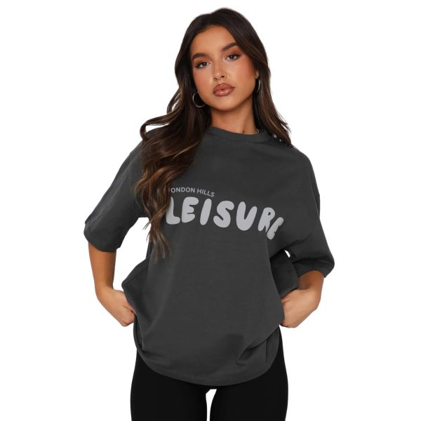 London Hills Women's Boho-Print Oversized Longline T-Shirt