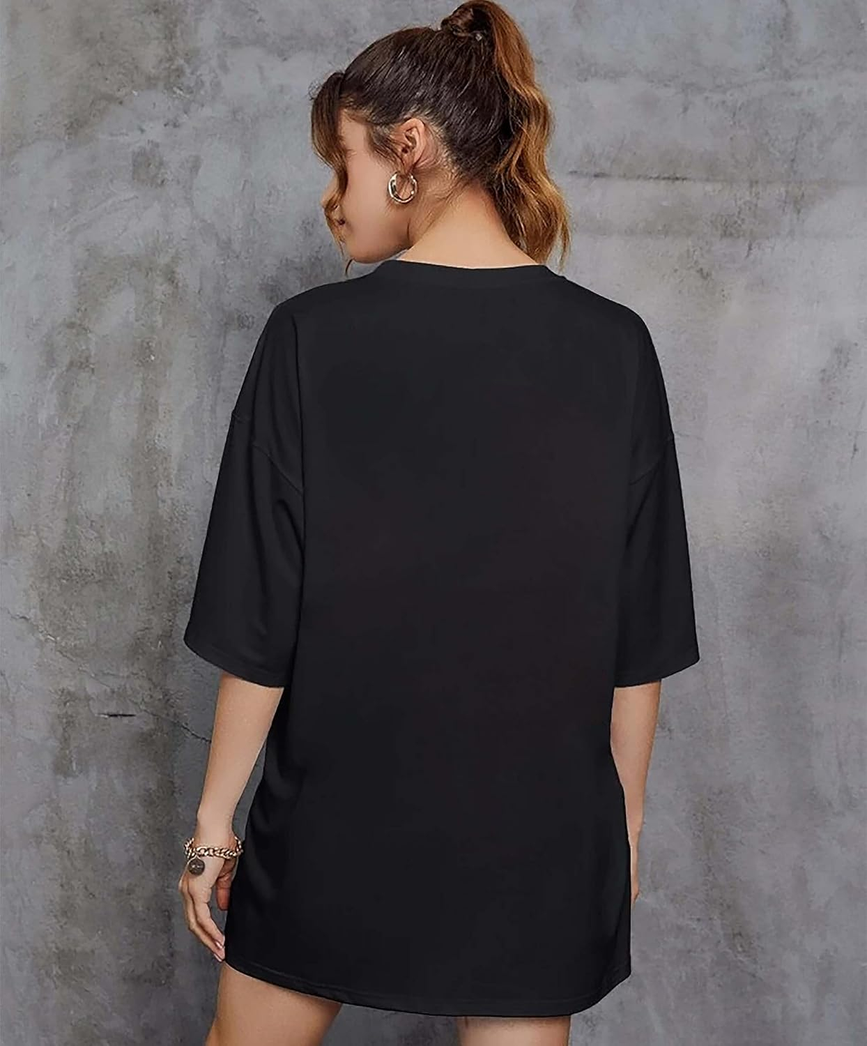 London Hills Women's Boho-Print Oversized Longline T-Shirt - Image 11