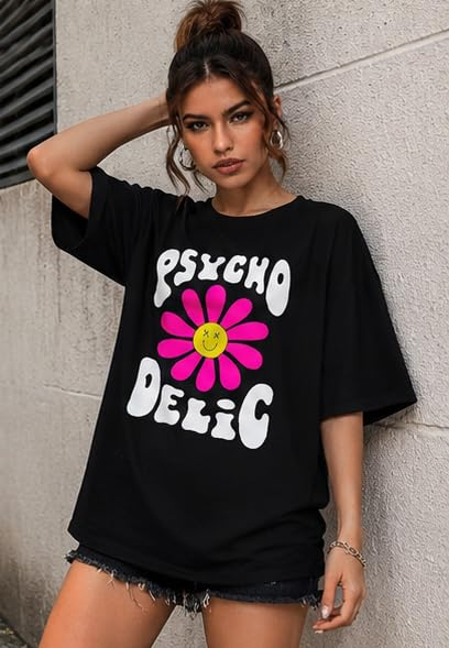 London Hills Women's Boho-Print Oversized Longline T-Shirt - Image 13