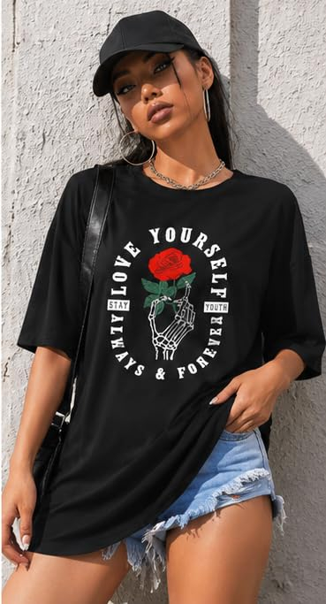 London Hills Women's Boho-Print Oversized Longline T-Shirt - Image 21