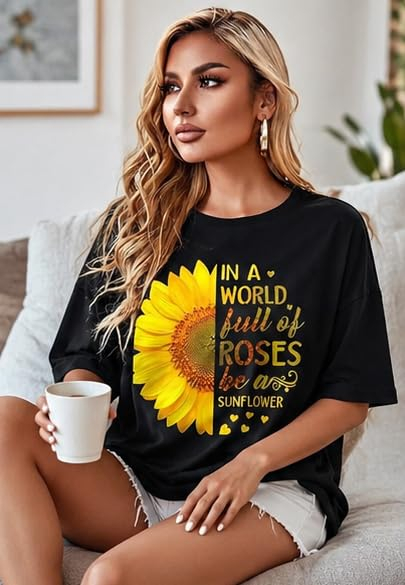 London Hills Women's Boho-Print Oversized Longline T-Shirt - Image 41