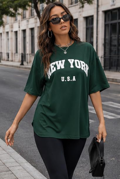 London Hills Women's Boho-Print Oversized Longline T-Shirt - Image 61