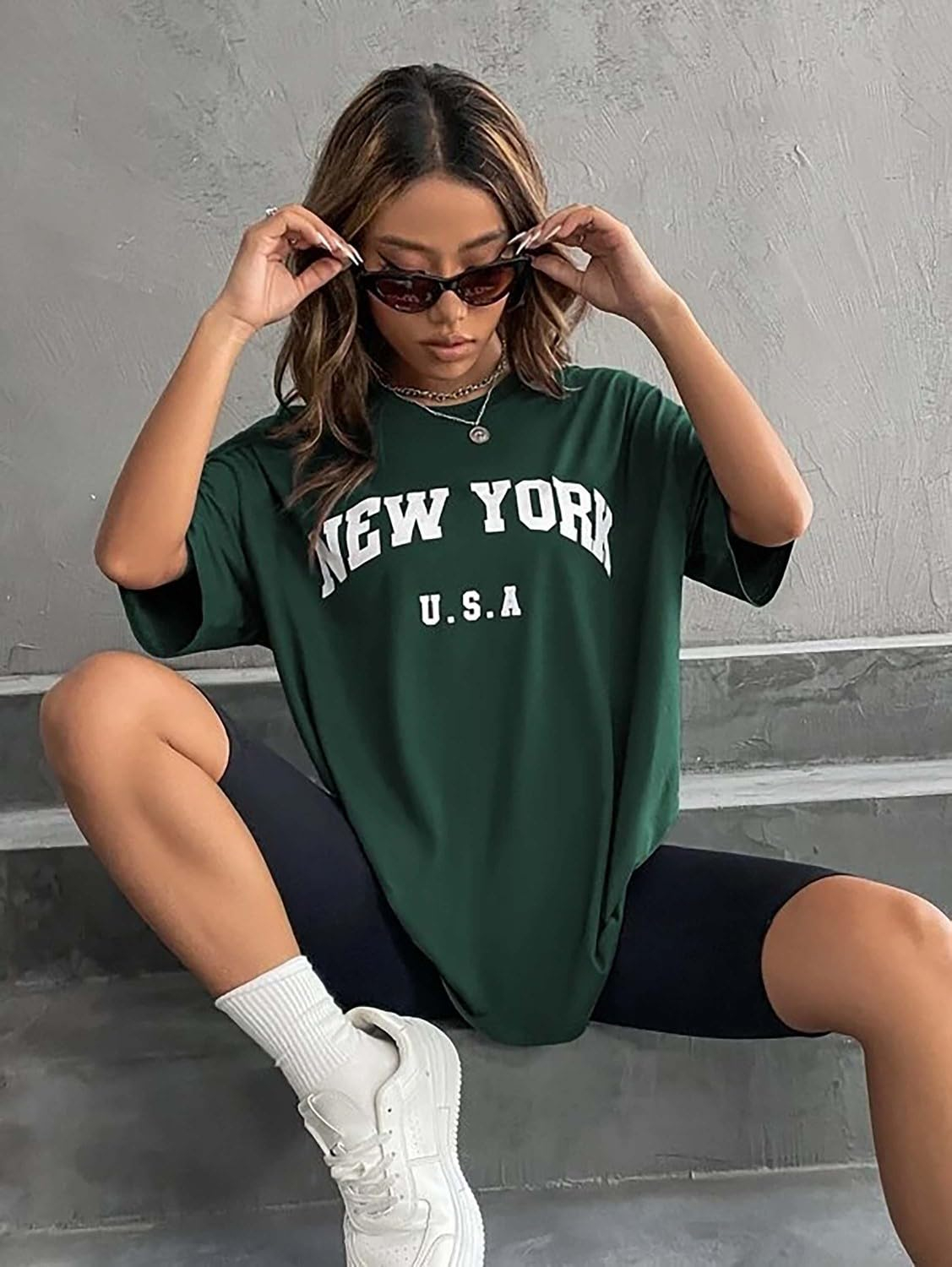 London Hills Women's Boho-Print Oversized Longline T-Shirt - Image 62