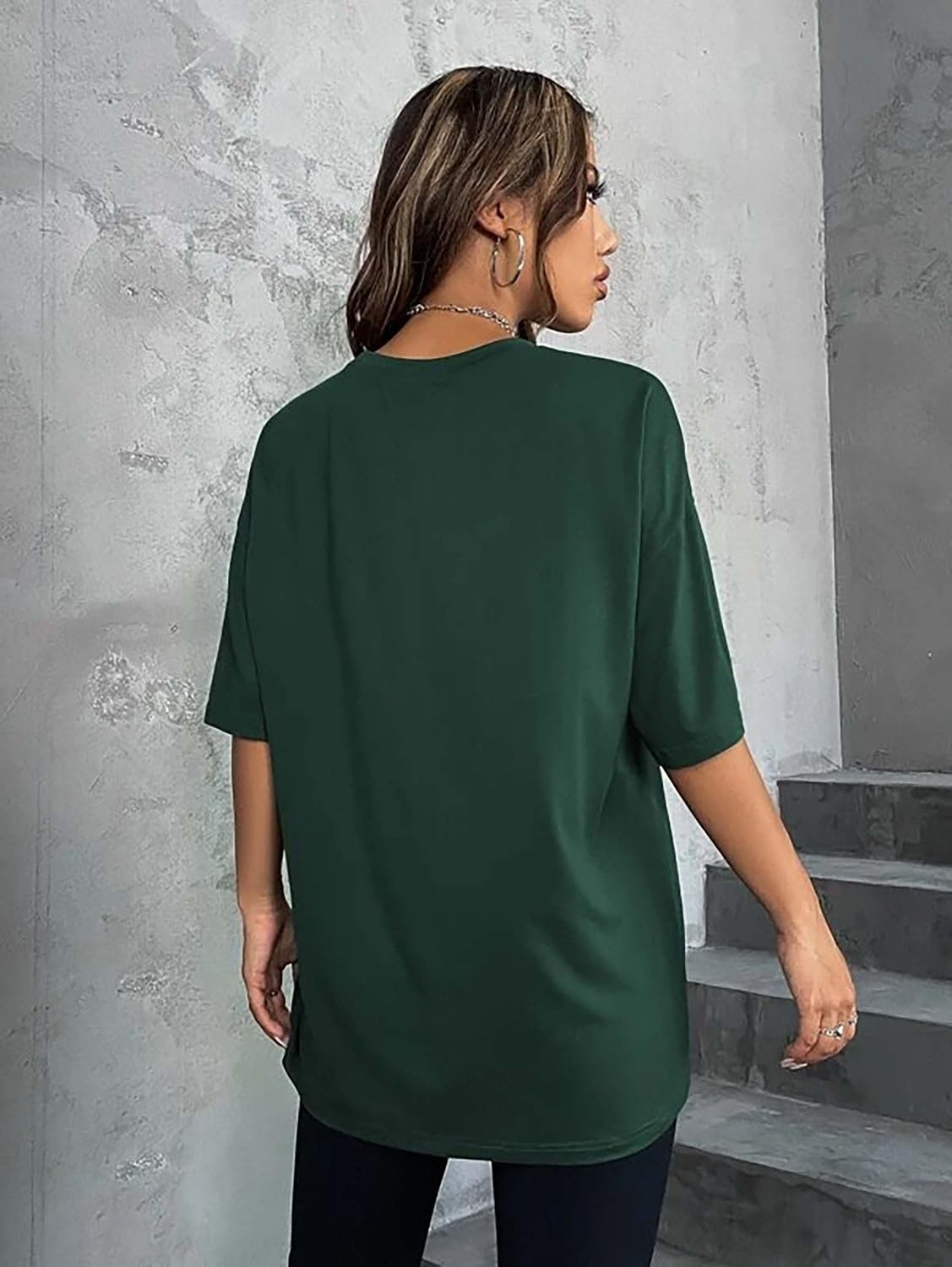 London Hills Women's Boho-Print Oversized Longline T-Shirt - Image 63