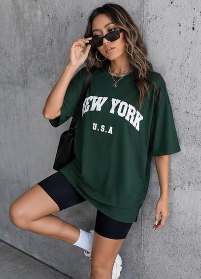 London Hills Women's Boho-Print Oversized Longline T-Shirt - Image 65