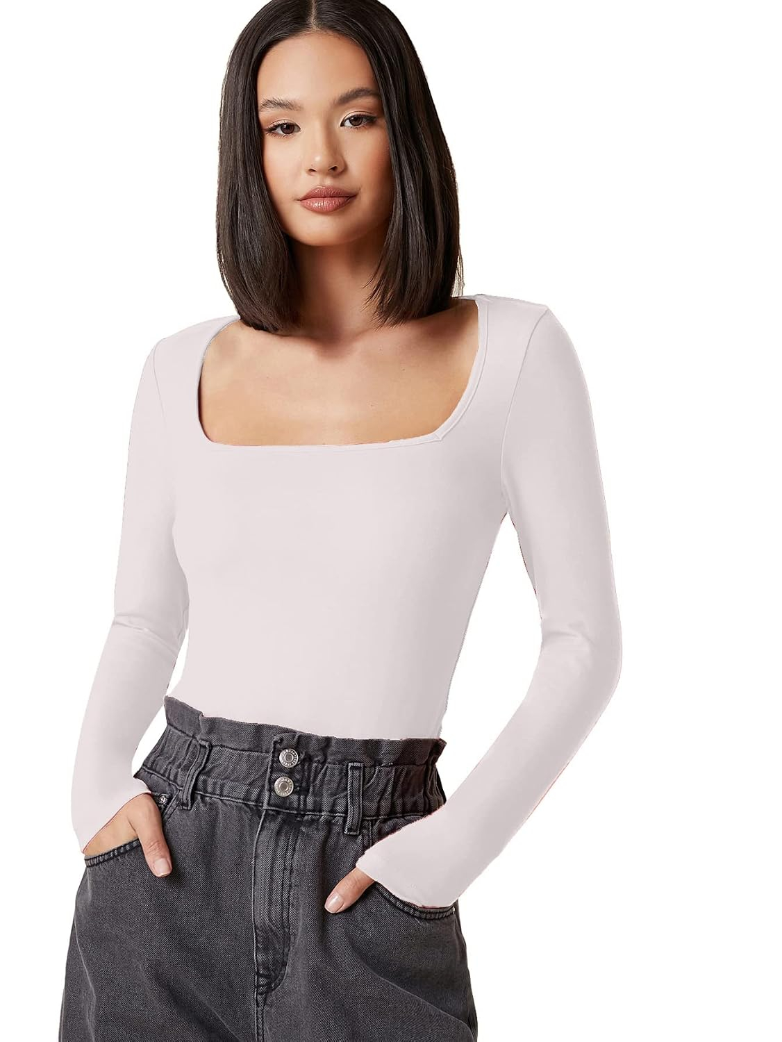 Aahwan Women's Solid Long-Sleeve Slim-Fit Top - Image 27