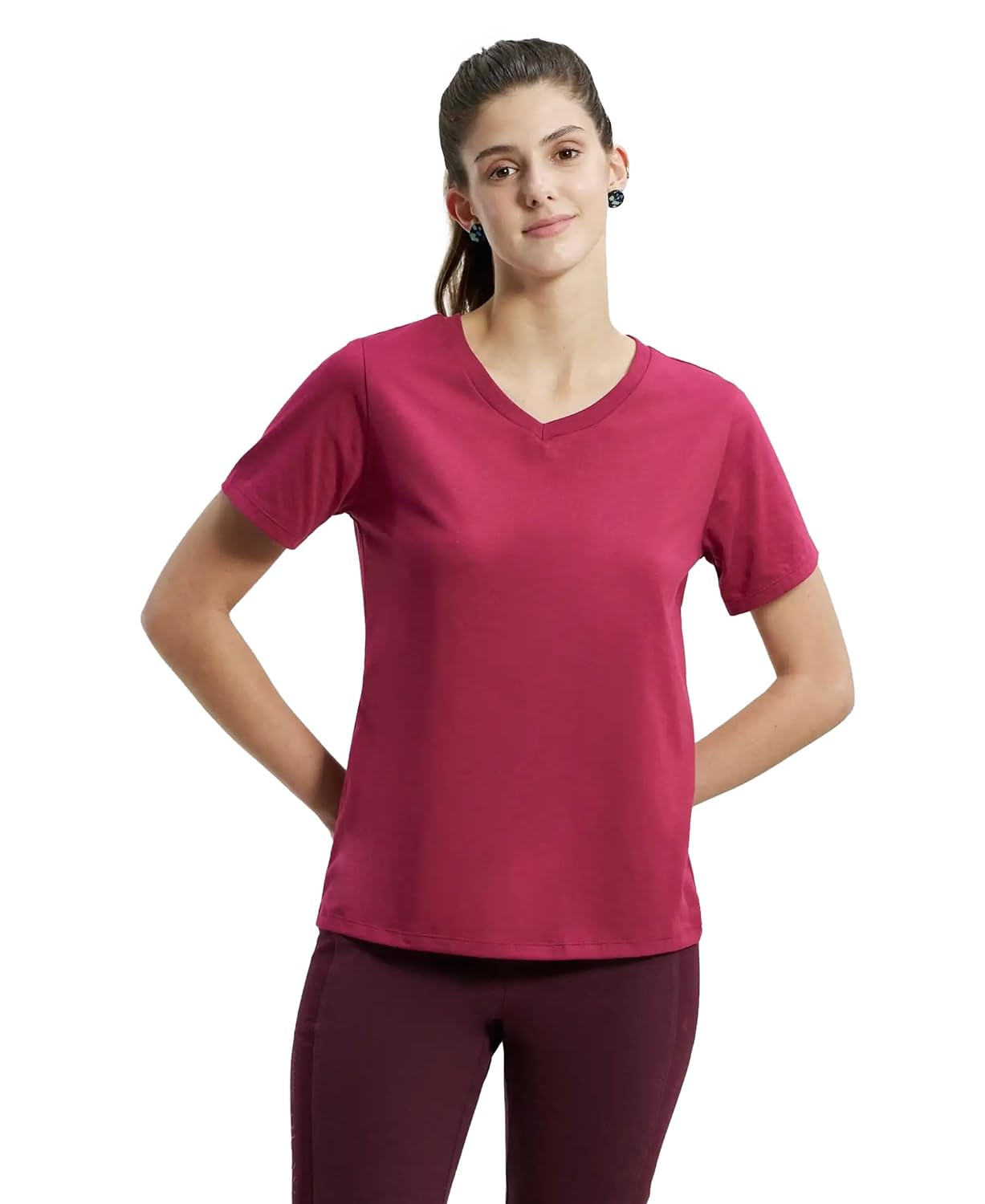 Jockey AW88 Women's Cotton-Rich Curved-Hem T-Shirt - Image 10