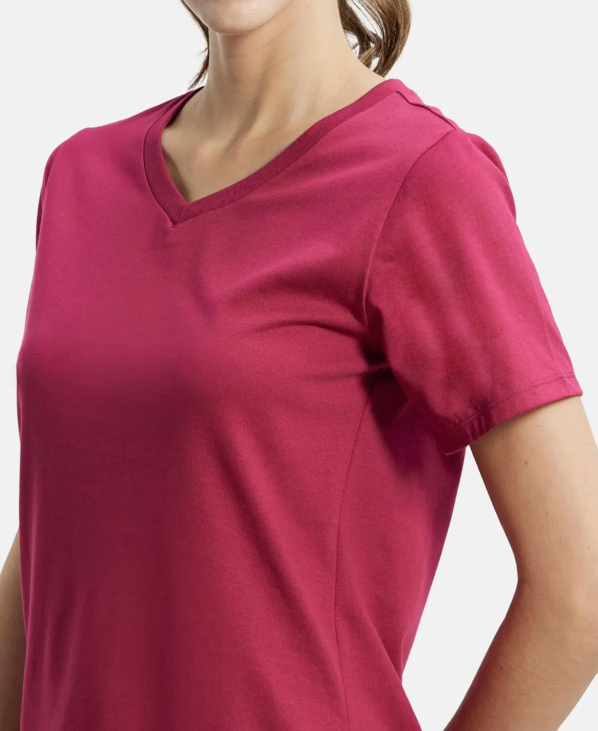 Jockey AW88 Women's Cotton-Rich Curved-Hem T-Shirt - Image 15