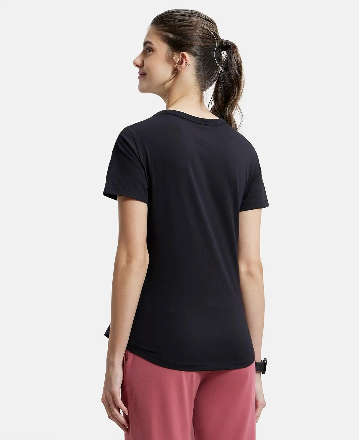 Jockey AW88 Women's Cotton-Rich Curved-Hem T-Shirt - Image 18