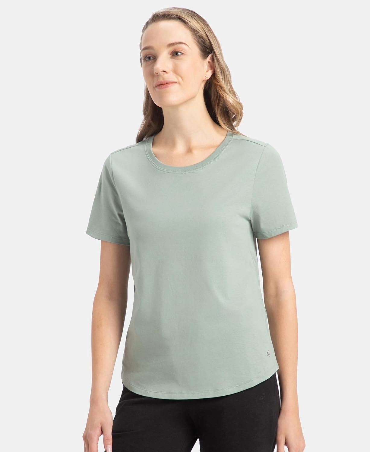 Jockey AW88 Women's Cotton-Rich Curved-Hem T-Shirt - Image 24