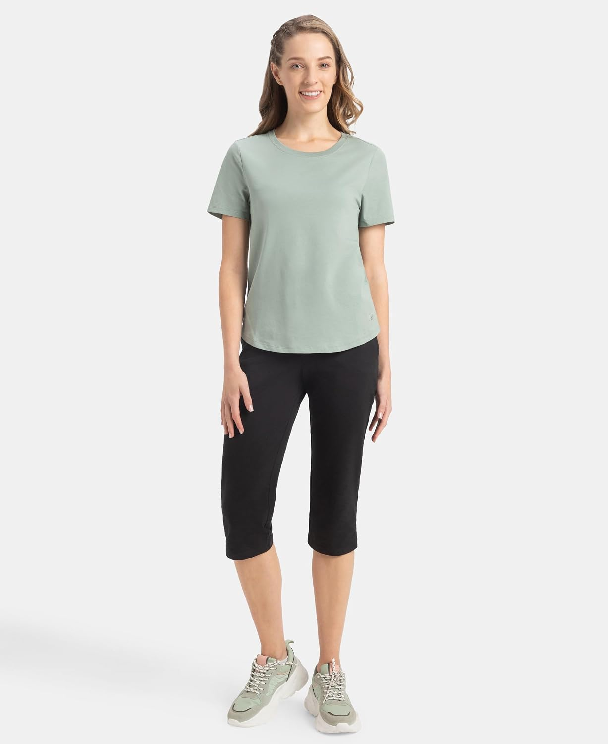 Jockey AW88 Women's Cotton-Rich Curved-Hem T-Shirt - Image 26