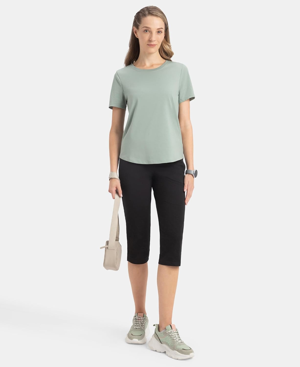Jockey AW88 Women's Cotton-Rich Curved-Hem T-Shirt - Image 28