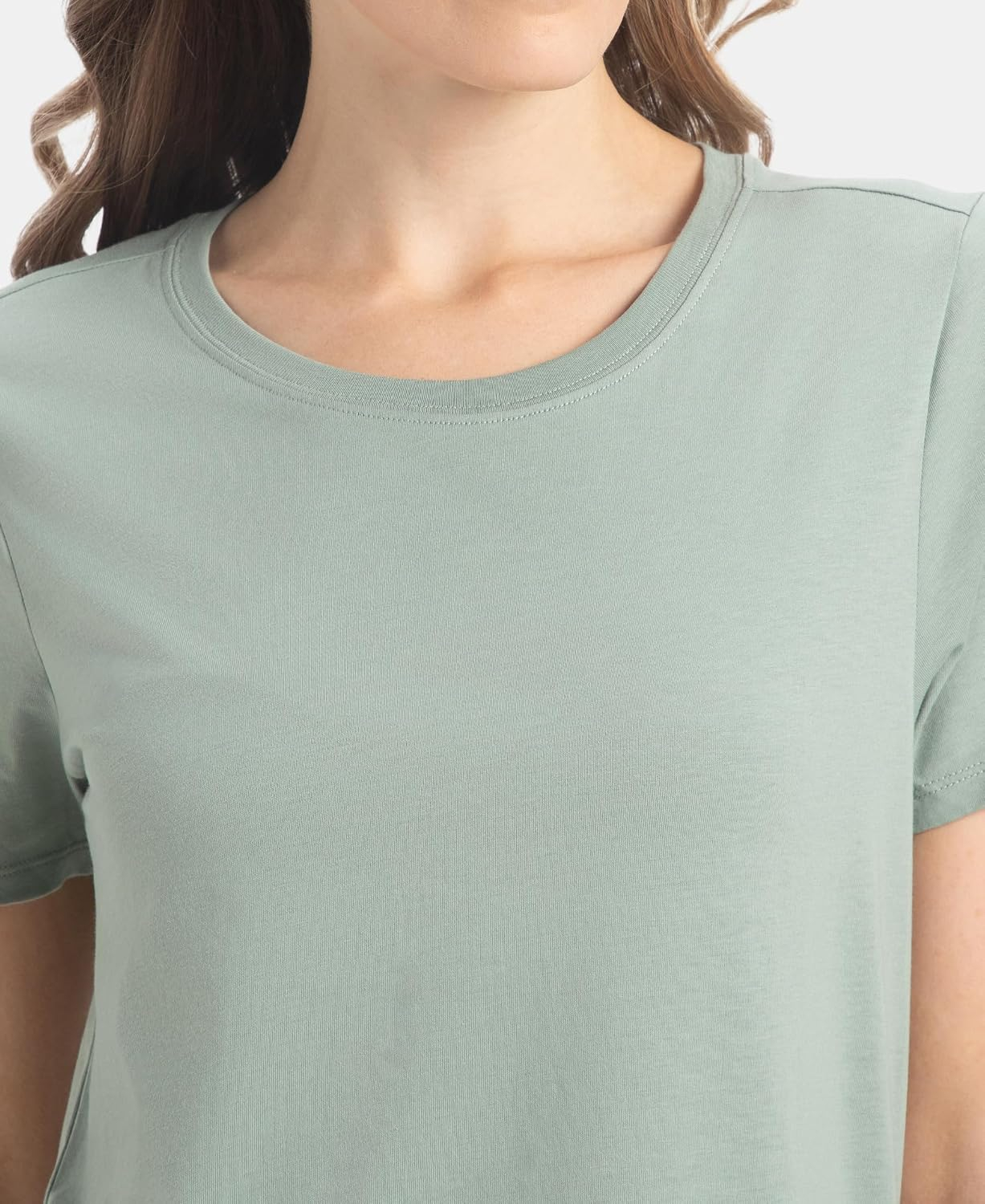 Jockey AW88 Women's Cotton-Rich Curved-Hem T-Shirt - Image 29