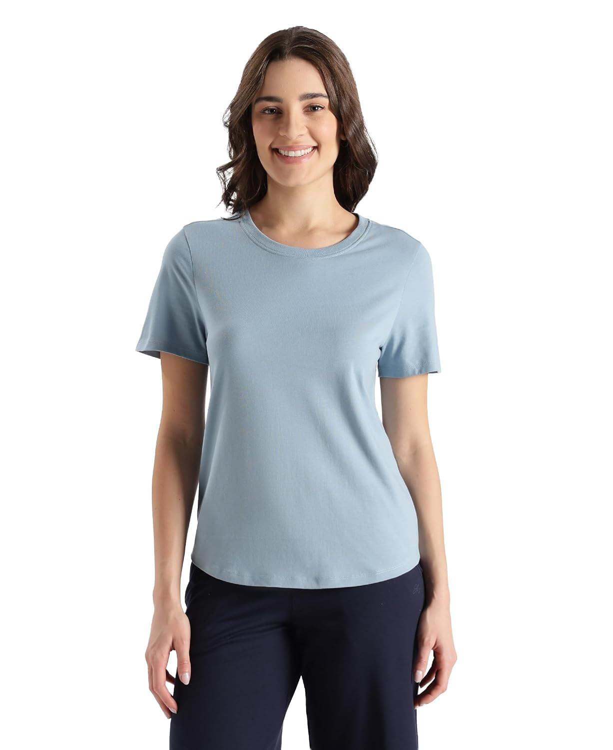 Jockey AW88 Women's Cotton-Rich Curved-Hem T-Shirt - Image 32
