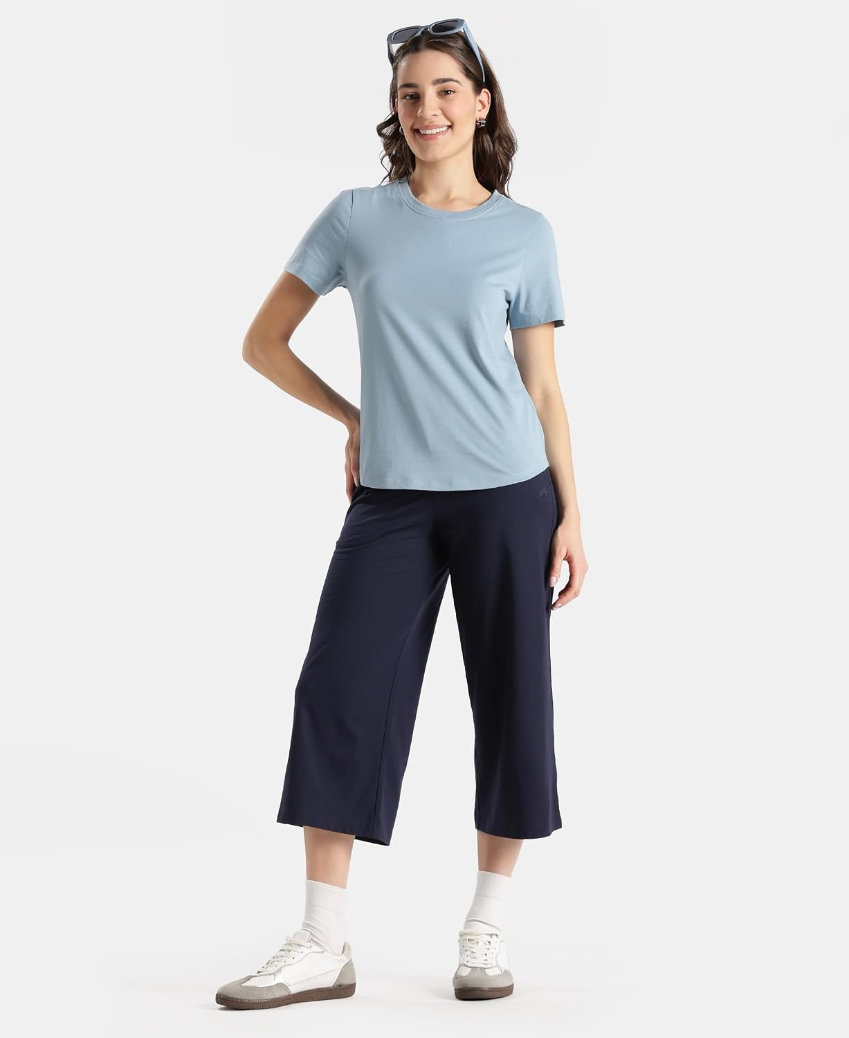 Jockey AW88 Women's Cotton-Rich Curved-Hem T-Shirt - Image 35