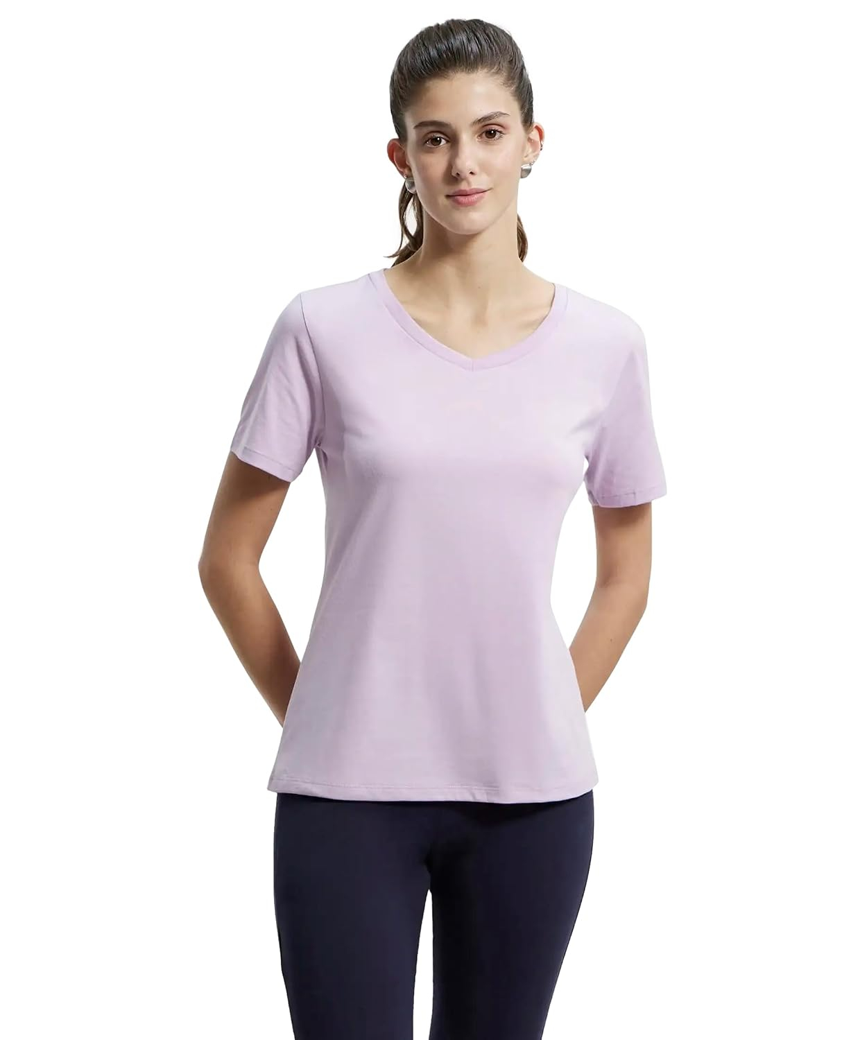 Jockey AW88 Women's Cotton-Rich Curved-Hem T-Shirt - Image 39