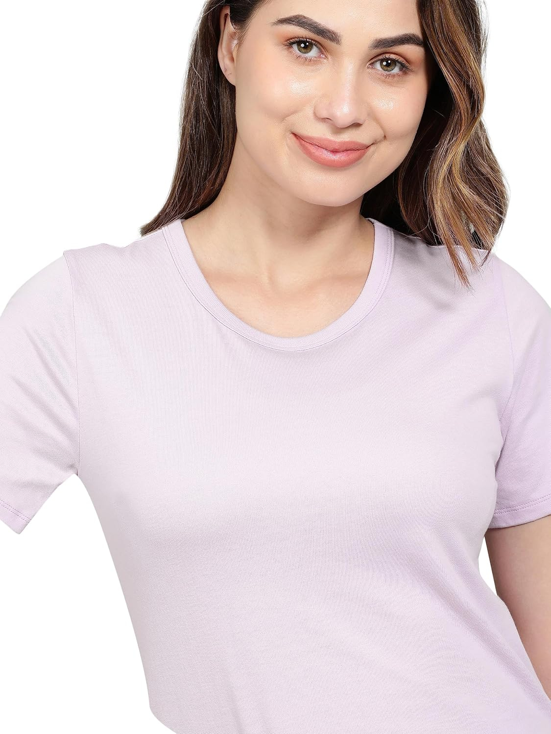 Jockey AW88 Women's Cotton-Rich Curved-Hem T-Shirt - Image 47
