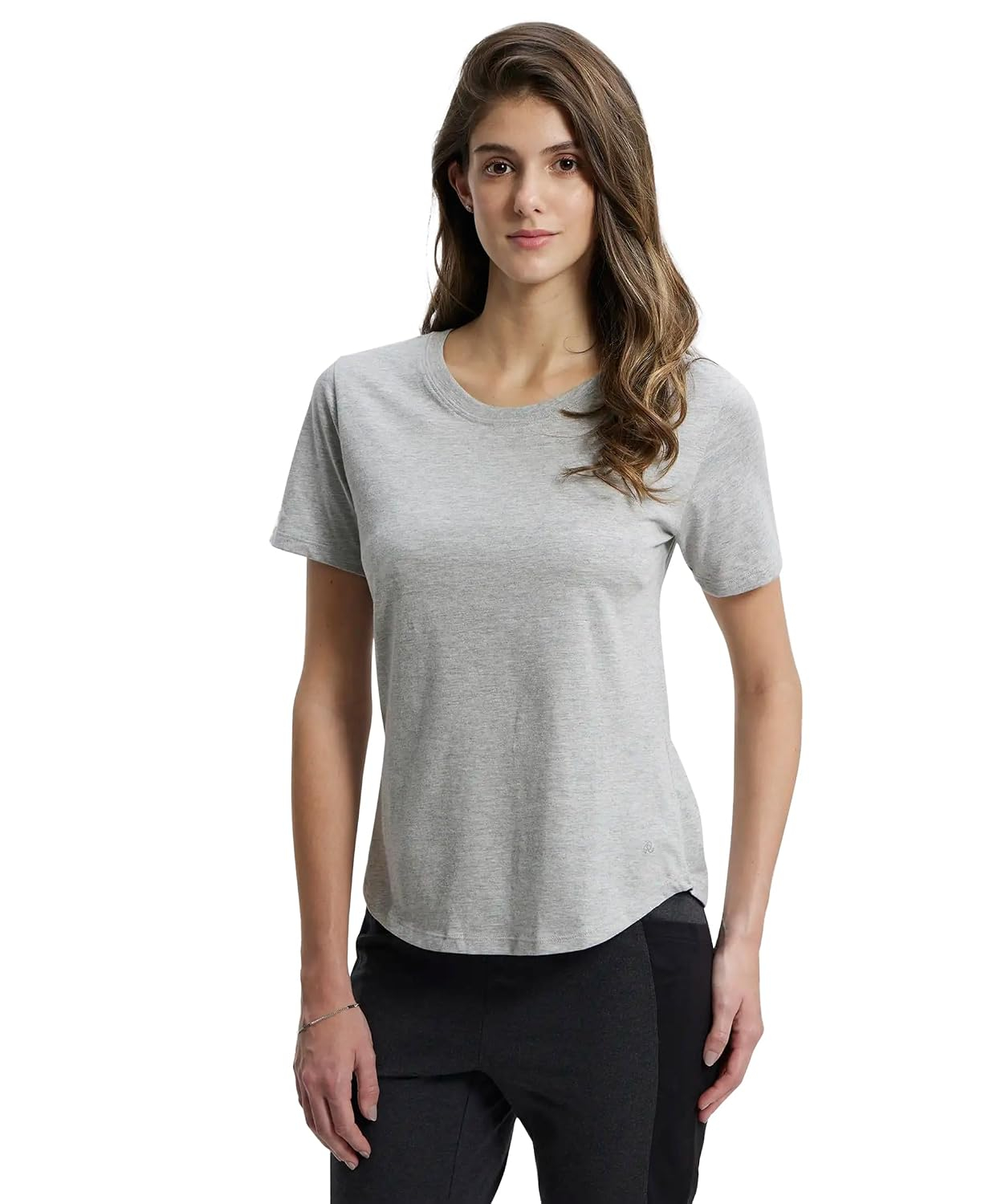 Jockey AW88 Women's Cotton-Rich Curved-Hem T-Shirt - Image 50