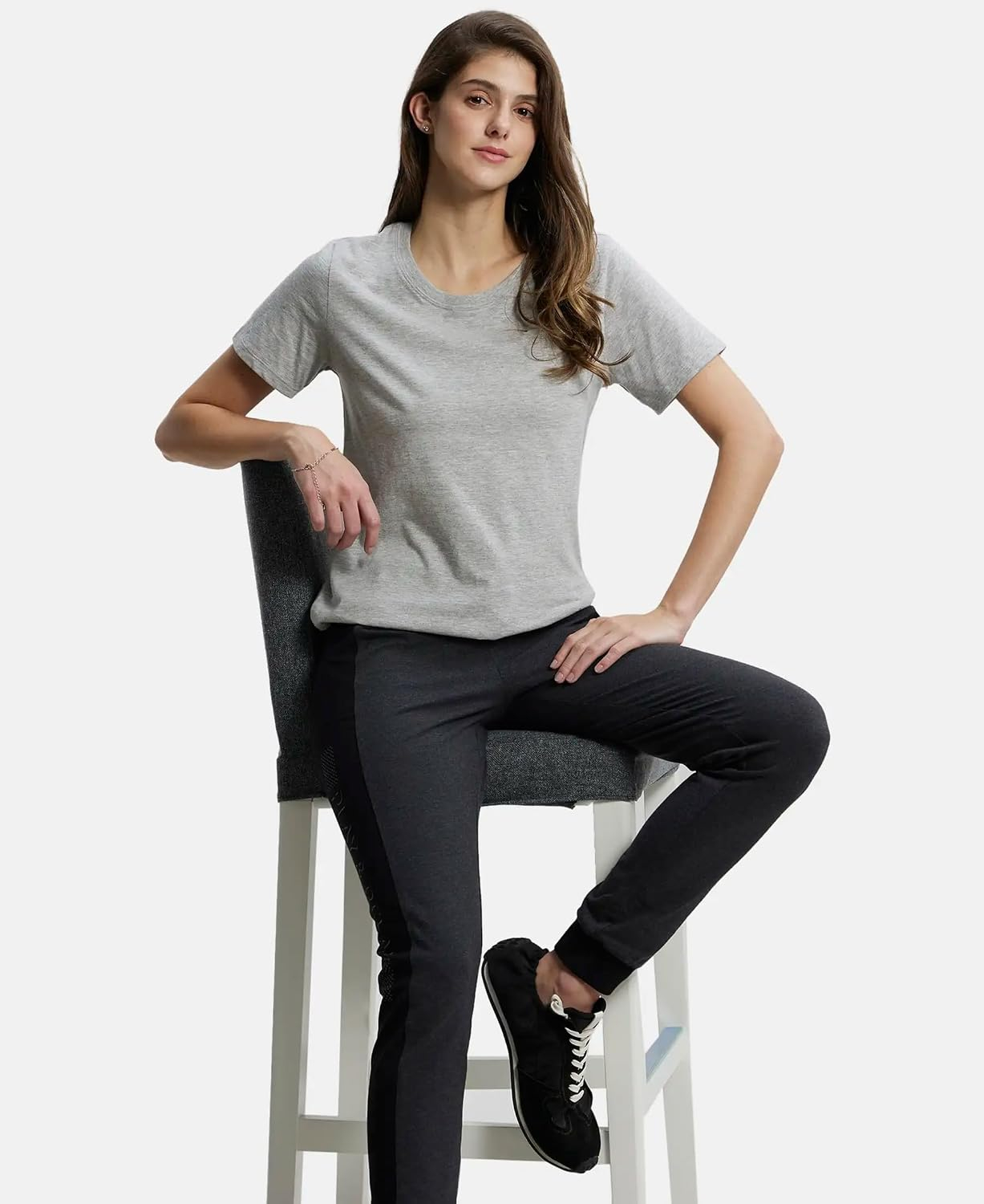 Jockey AW88 Women's Cotton-Rich Curved-Hem T-Shirt - Image 54
