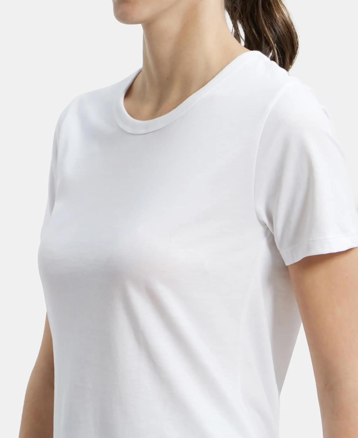 Jockey AW88 Women's Cotton-Rich Curved-Hem T-Shirt - Image 68