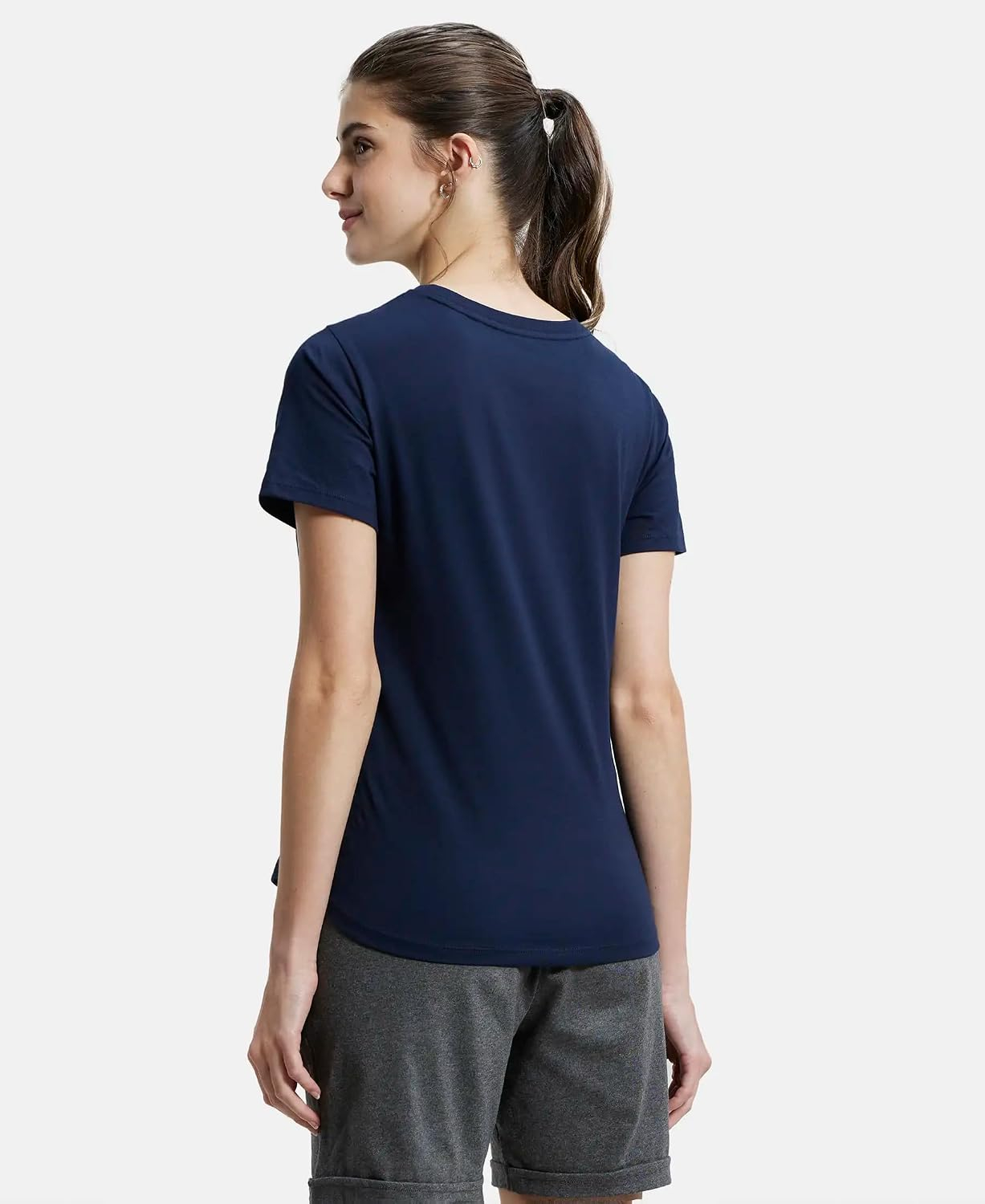 Jockey AW88 Women's Cotton-Rich Curved-Hem T-Shirt - Image 71