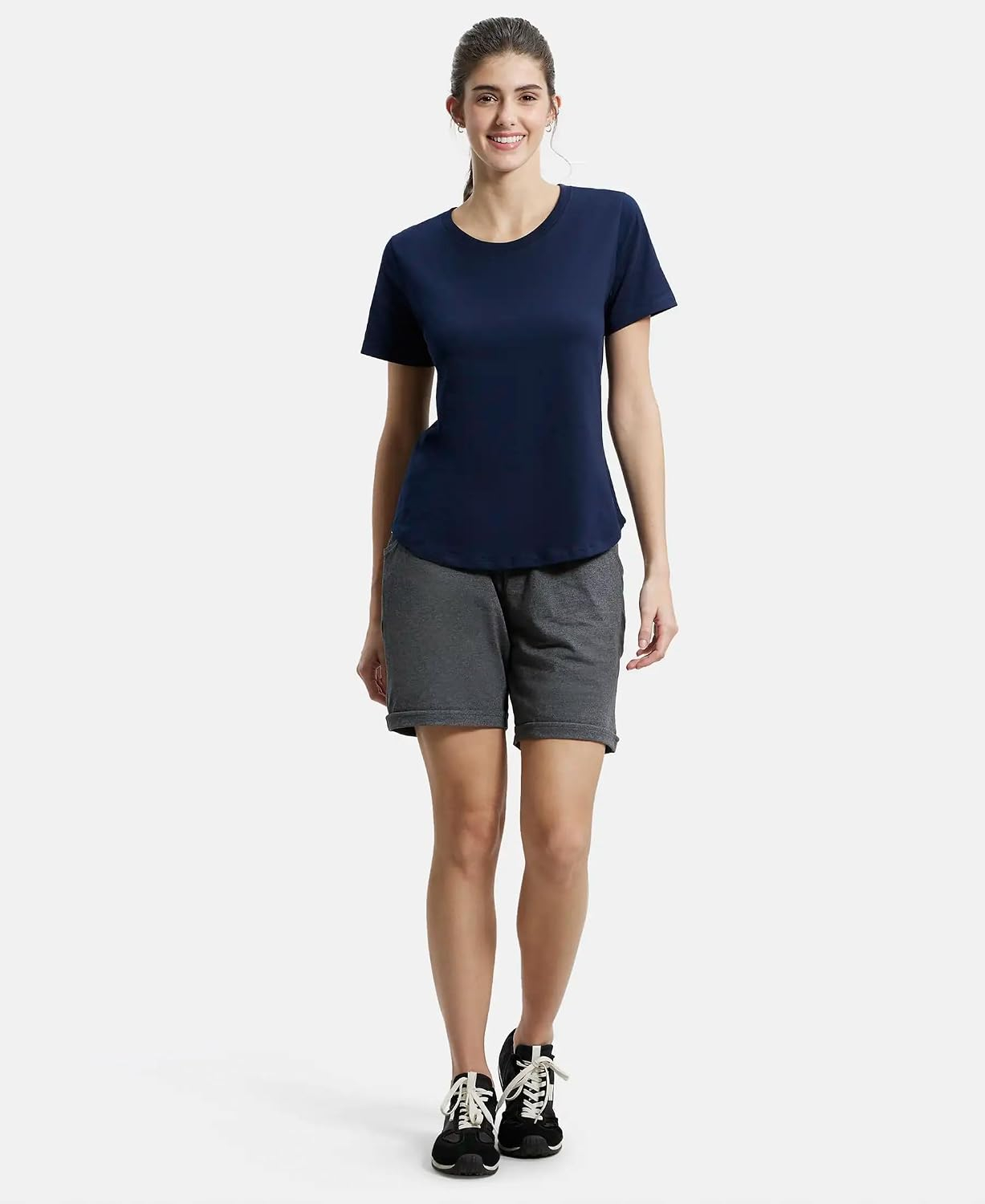 Jockey AW88 Women's Cotton-Rich Curved-Hem T-Shirt - Image 72