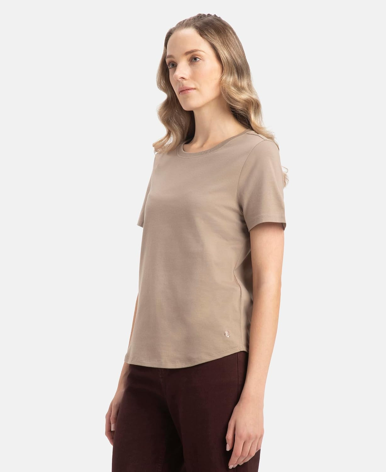 Jockey AW88 Women's Cotton-Rich Curved-Hem T-Shirt - Image 81