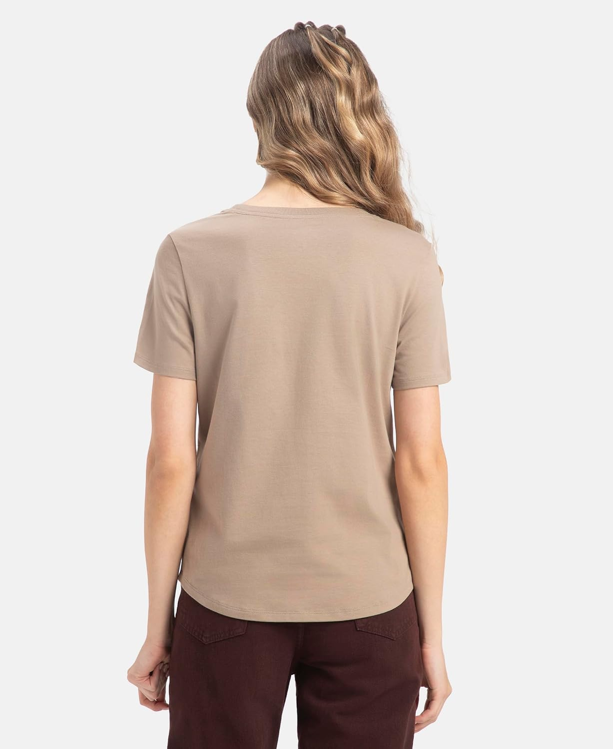 Jockey AW88 Women's Cotton-Rich Curved-Hem T-Shirt - Image 82