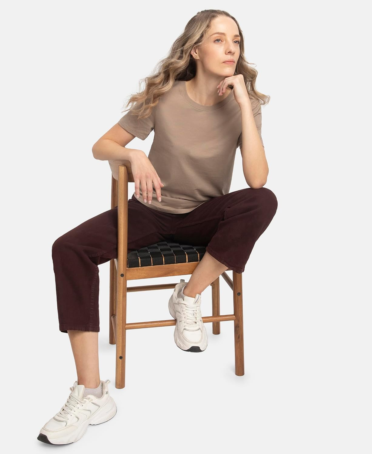 Jockey AW88 Women's Cotton-Rich Curved-Hem T-Shirt - Image 85