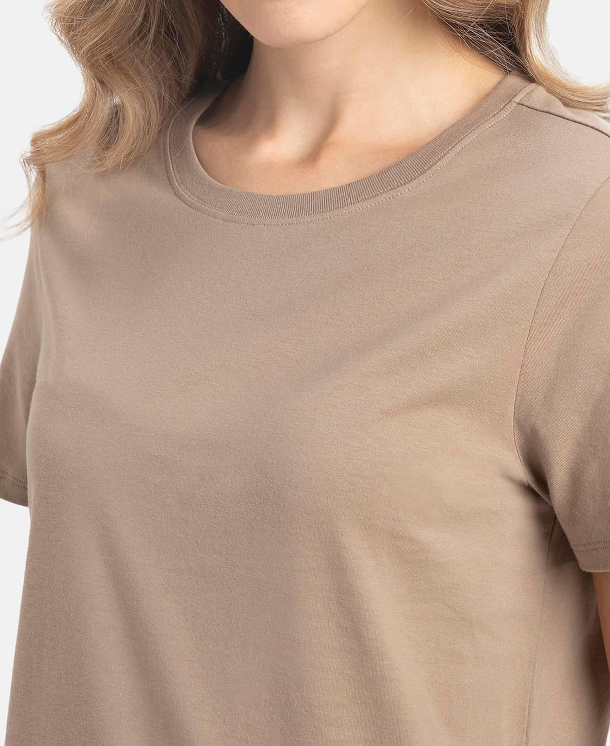 Jockey AW88 Women's Cotton-Rich Curved-Hem T-Shirt - Image 86