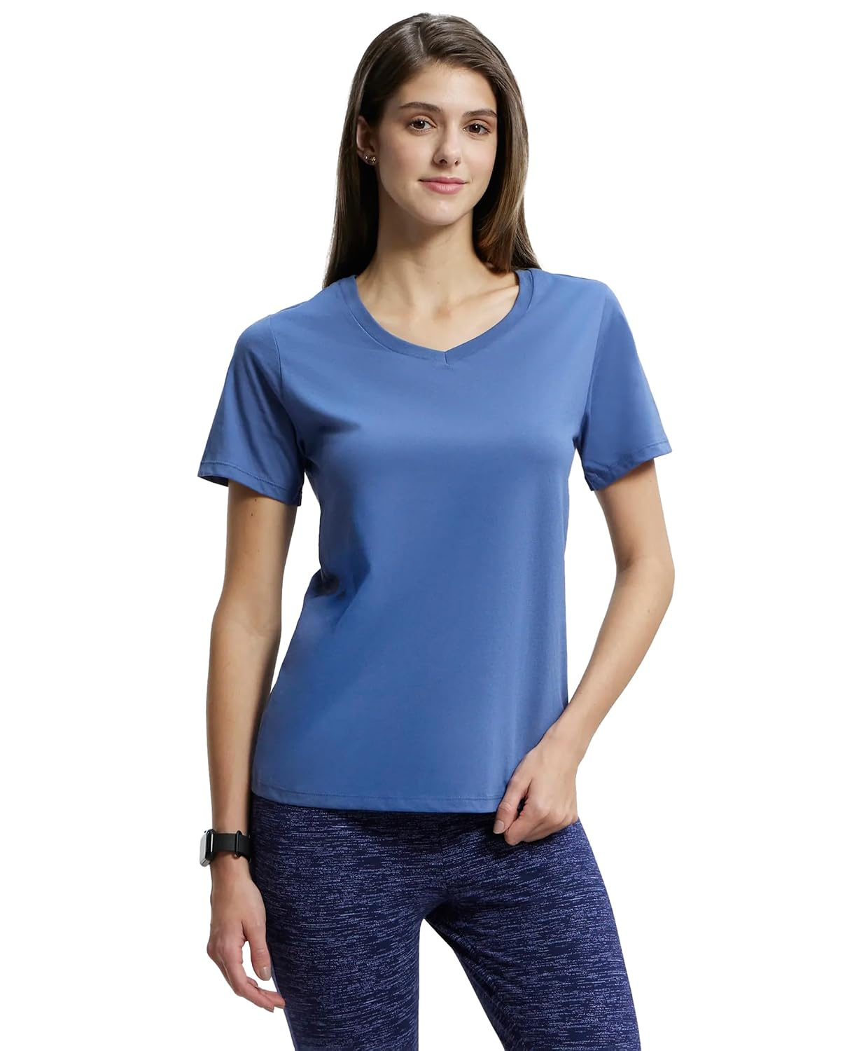 Jockey AW88 Women's Cotton-Rich Curved-Hem T-Shirt - Image 89