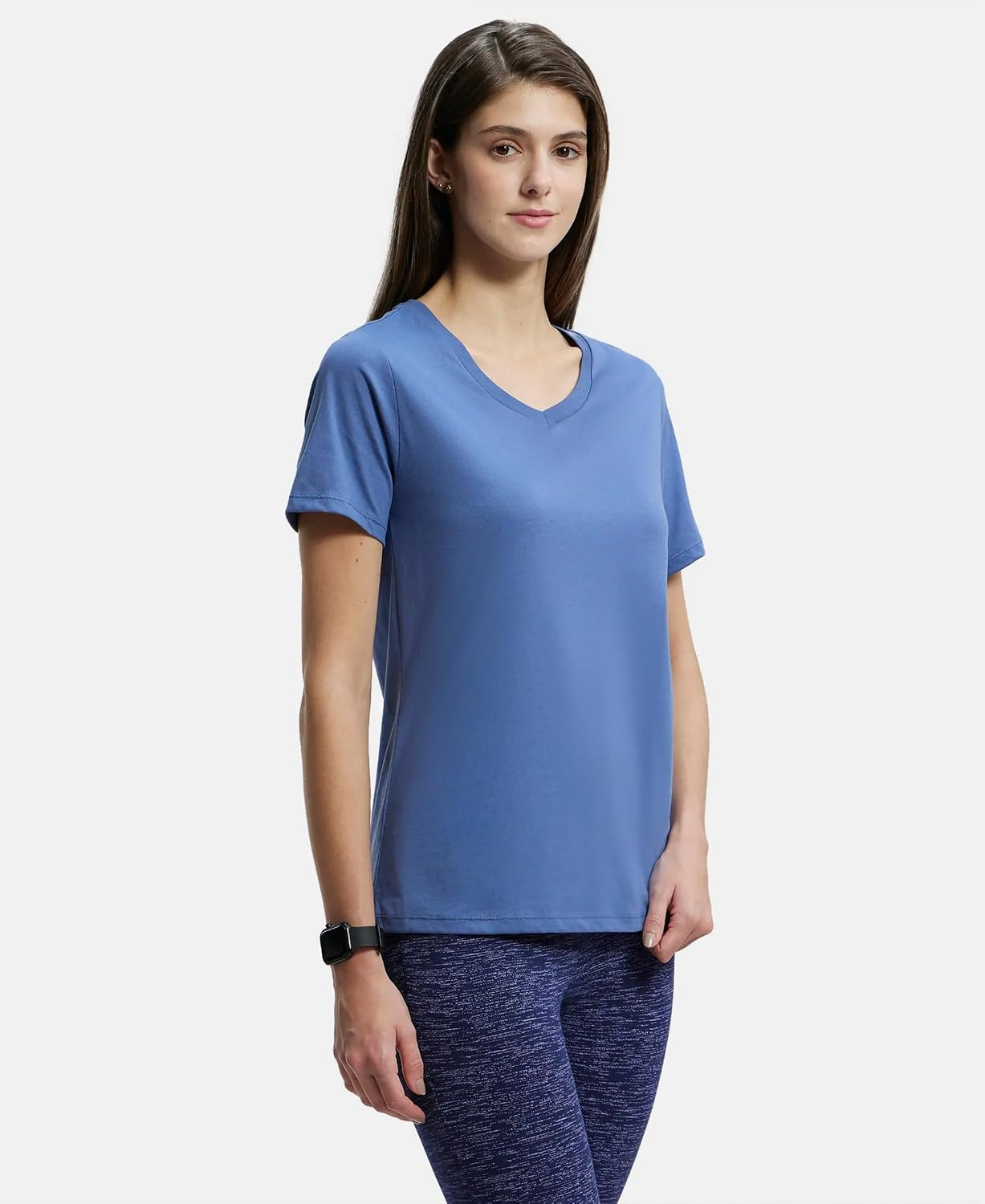 Jockey AW88 Women's Cotton-Rich Curved-Hem T-Shirt - Image 90