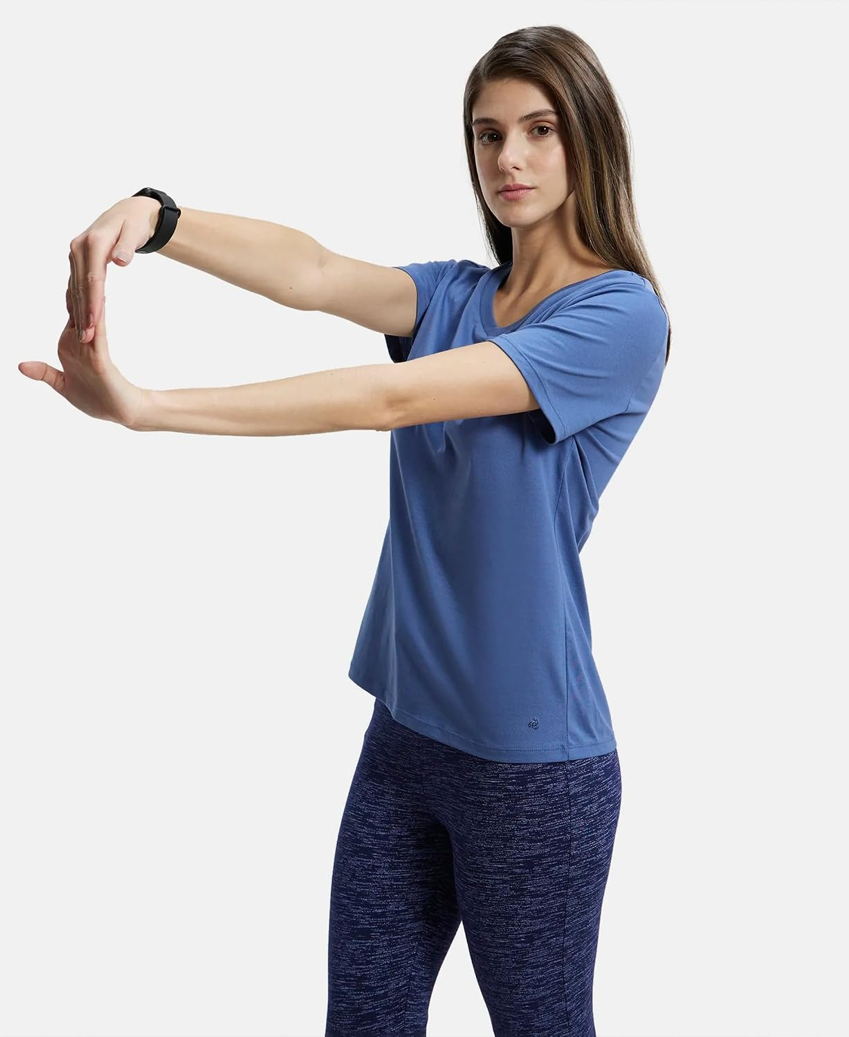 Jockey AW88 Women's Cotton-Rich Curved-Hem T-Shirt - Image 94