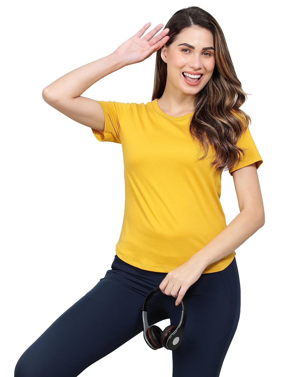 Jockey AW88 Women's Cotton-Rich Curved-Hem T-Shirt - Image 103