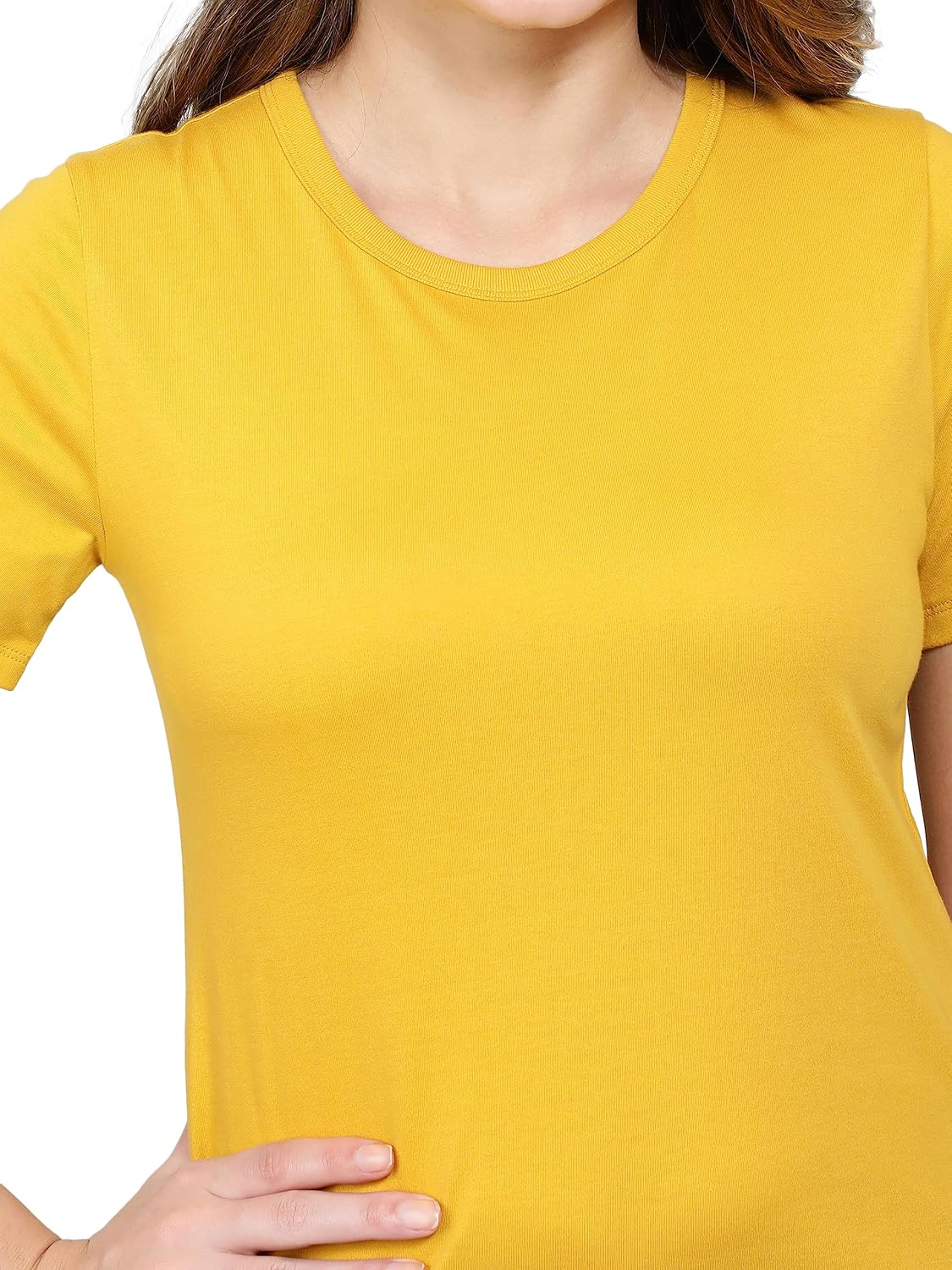 Jockey AW88 Women's Cotton-Rich Curved-Hem T-Shirt - Image 104